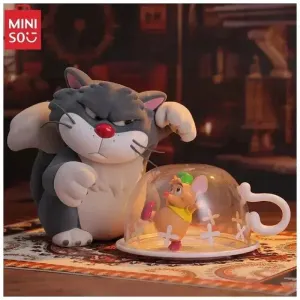 Lucifer Cat & Mouse Playful Figurine