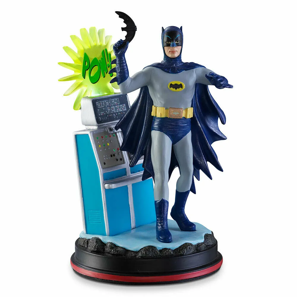 The Bradford Exchange Batman Classic TV Series Figurine Collection Issue #1: 'Batman' Illuminated Figurine Handcrafted with Iconic Details 7.5-Inches