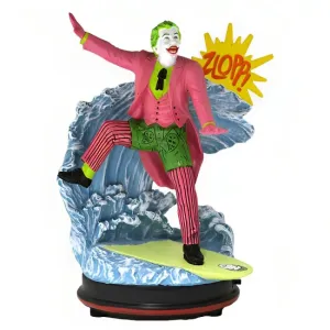 The Bradford Exchange Batman Classic TV Series Figurine Collection Issue #10: 'Surfing Joker' Illuminated Figurine Handcrafted with Iconic Details 7.5-Inches