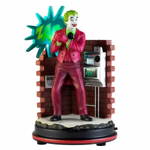 The Bradford Exchange Batman Classic TV Series Figurine Collection Issue #3: 'Joker' Illuminated Figurine Handcrafted with Iconic Details 7.5-Inches